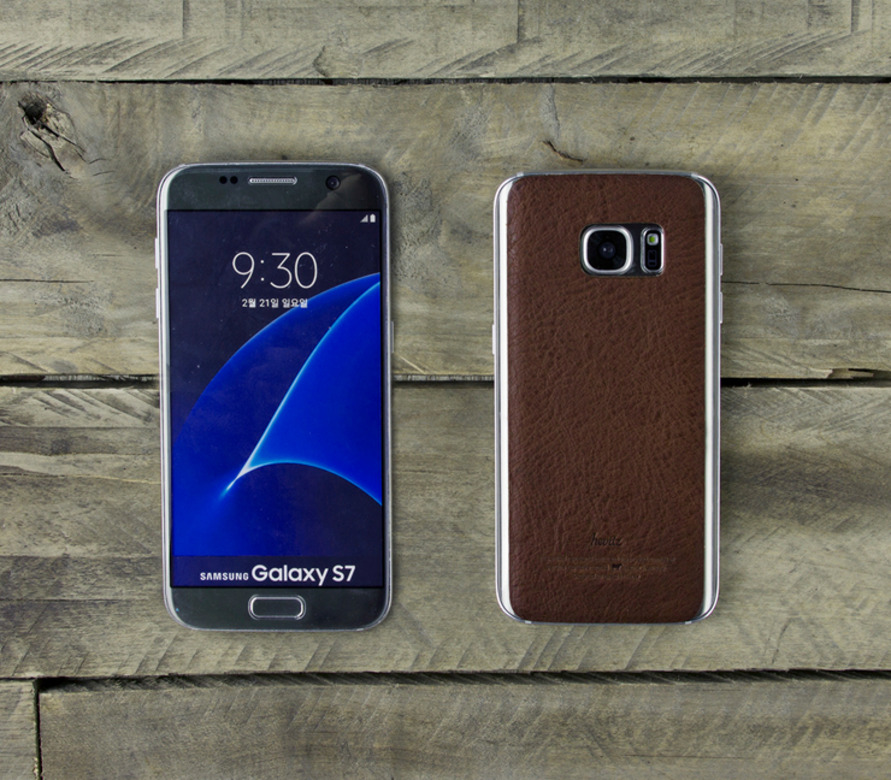 가죽공방 헤비츠 : Hevitz 3776 스마트폰 레더스킨(갤럭시S7)Smartphone Leather Skin for Galaxy S7 MX